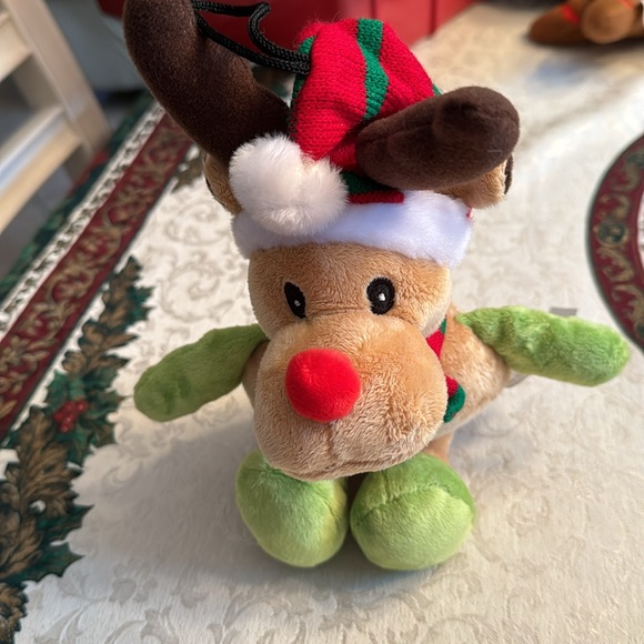 Holiday Reindeer Squeaker Toy - Picture 1 of 3